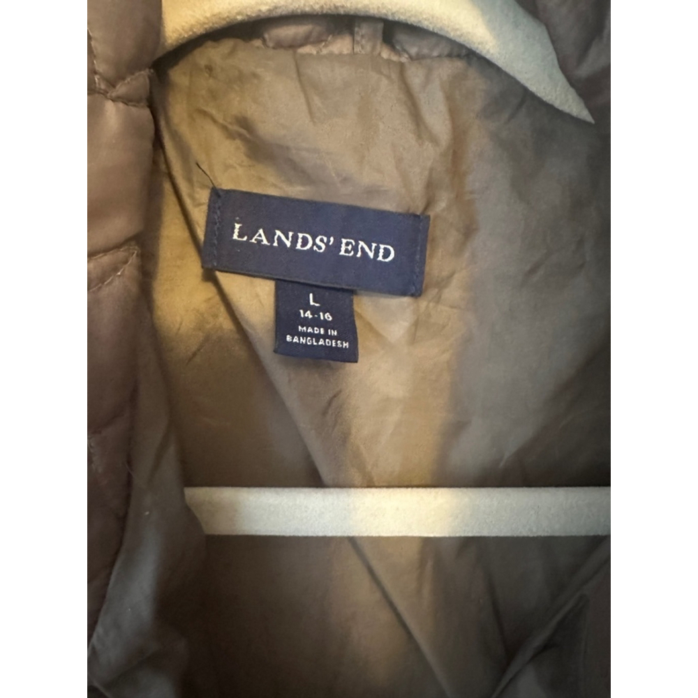 Lands' End Women's Jacket, Size Large, Brown - Picture 3 of 7